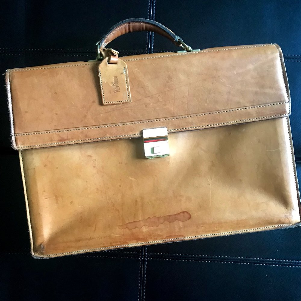 Vintage Hartmann Belting Leather Briefcase